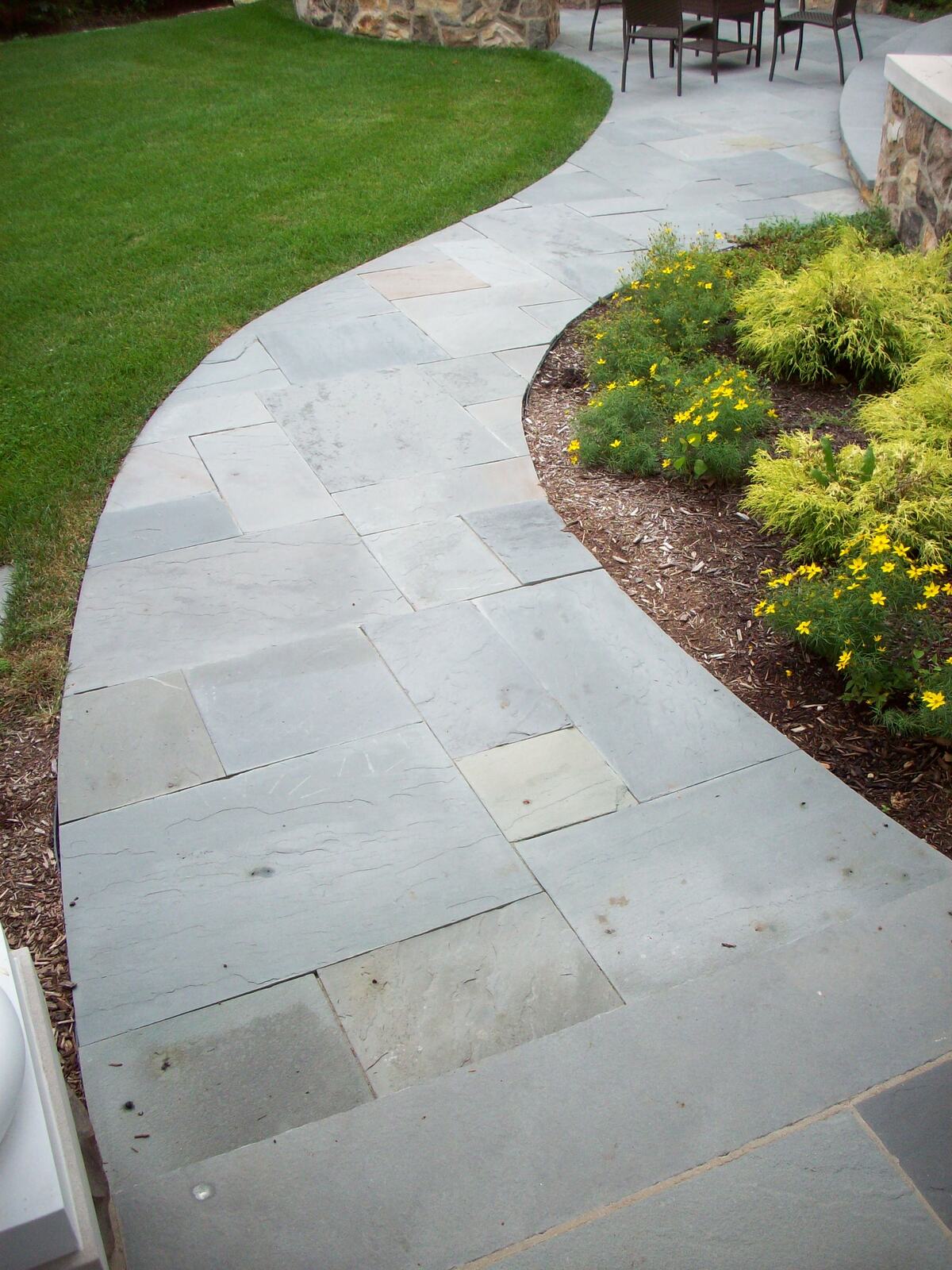 Paver patio and walkway installation — Green Grass Landscape, Chicago's western suburbs