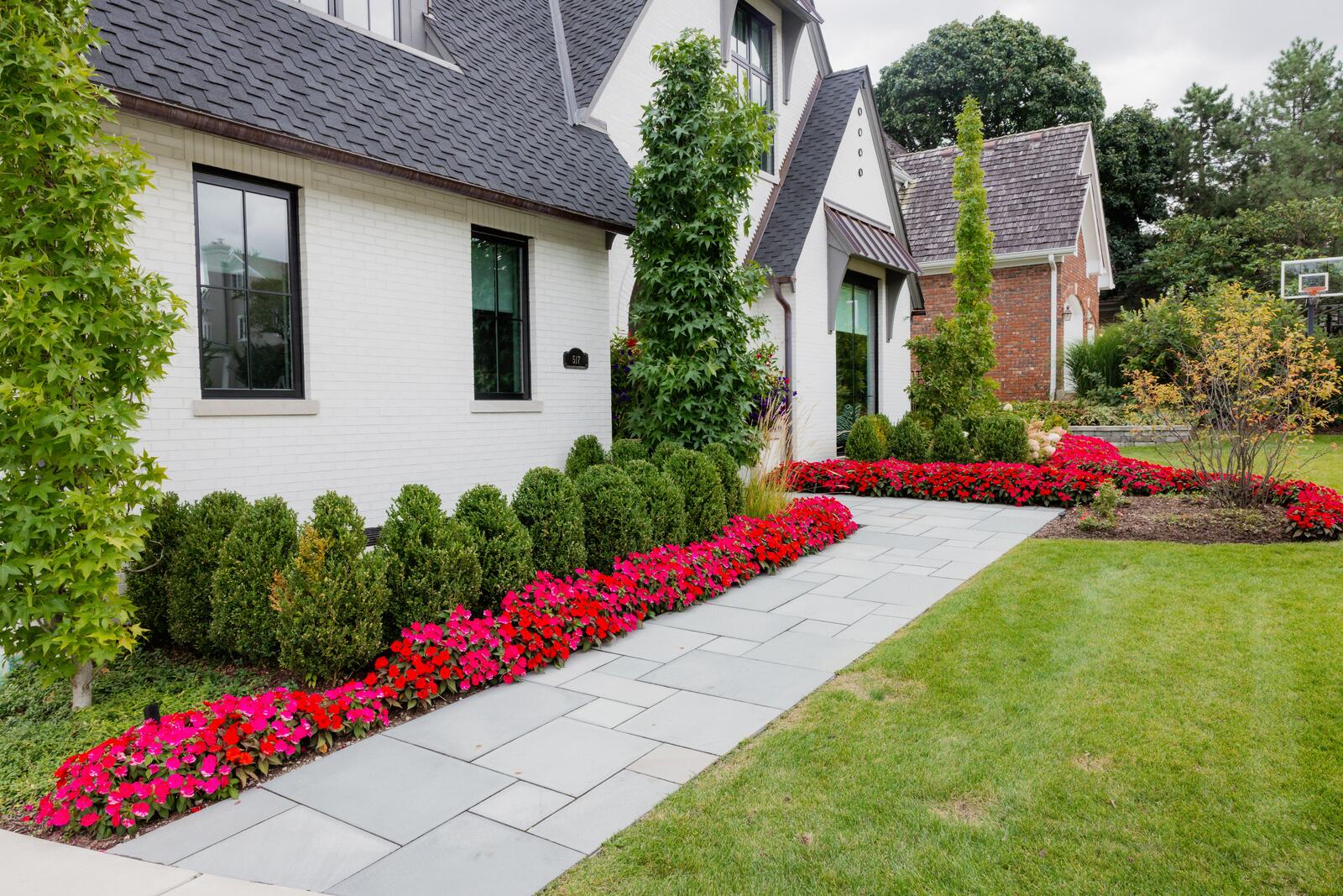 Seasonal container and color rotations — Green Grass Landscape, Chicago's western suburbs