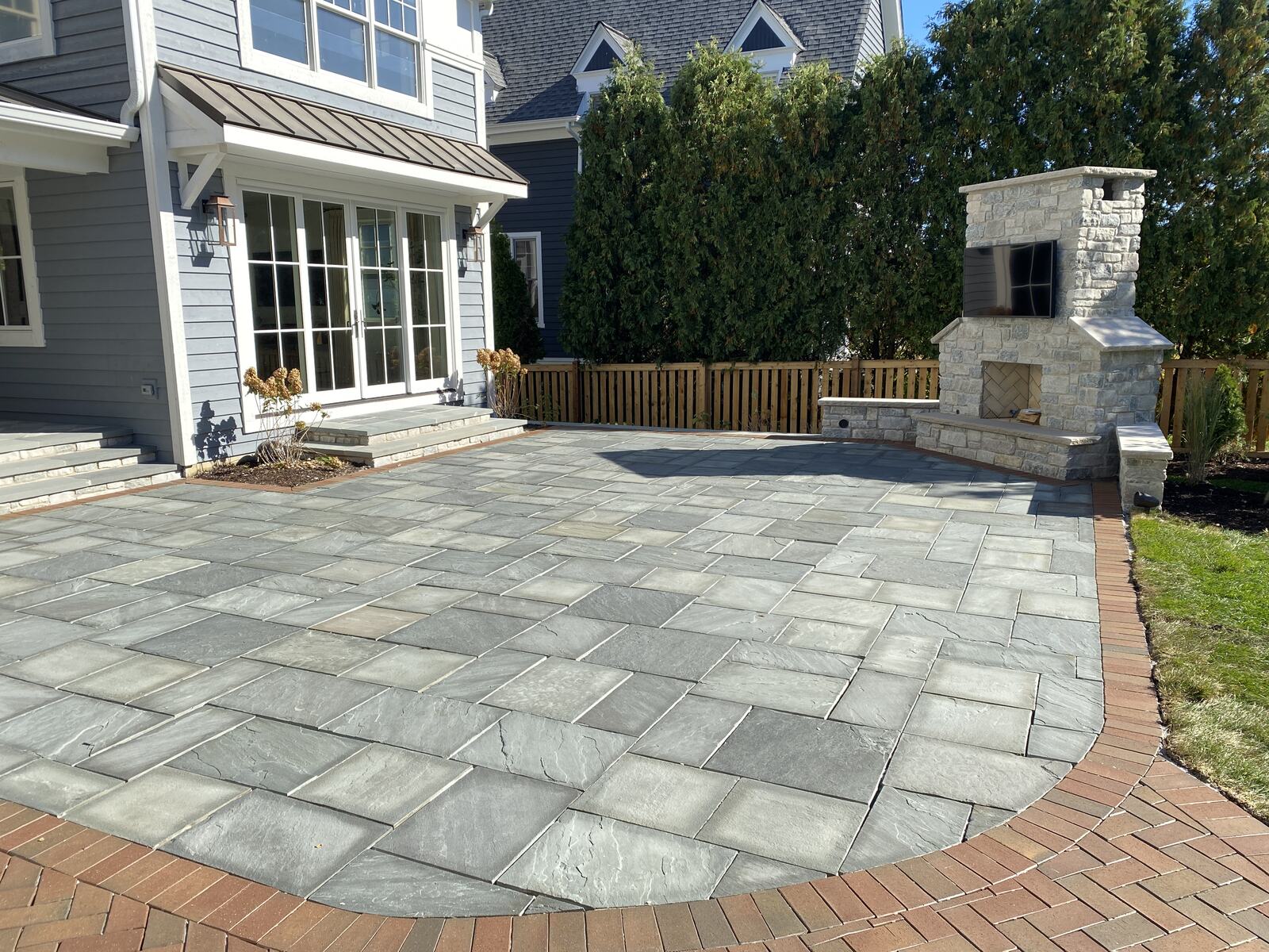 Paver patio and walkway installation — Green Grass Landscape, Chicago's western suburbs