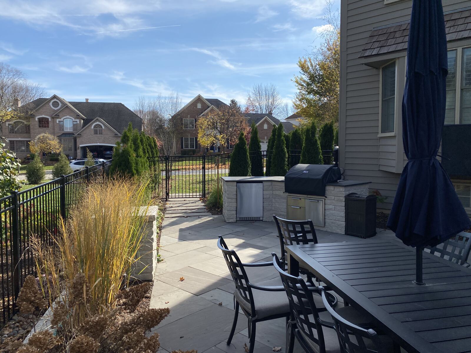 Suburban Summer Retreat — Green Grass Landscape, Chicago's western suburbs