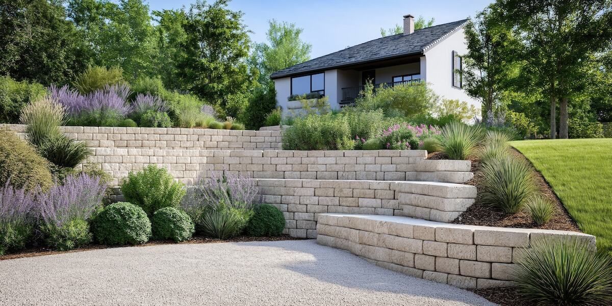 Landscape drainage improvement — Green Grass Landscape, Chicago's western suburbs