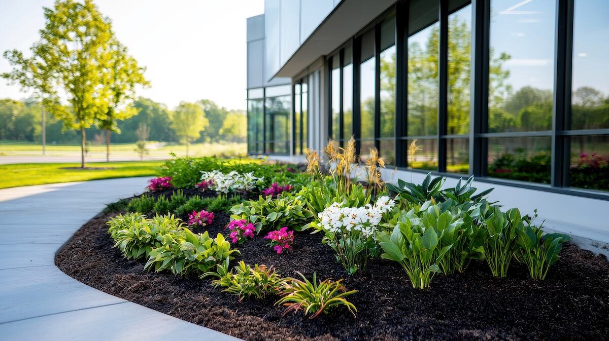 Landscape enhancements in Hinsdale, IL